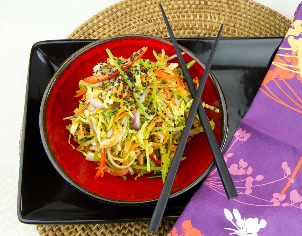 Colorful Asian Slaw Colorful Asian Slaw