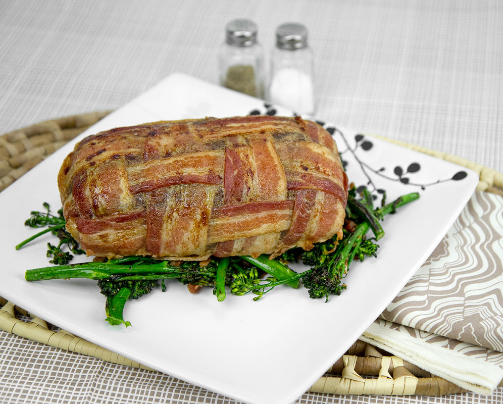 Bacon Wrapped Turkey Meatloaf Bacon Wrapped Turkey Meatloaf