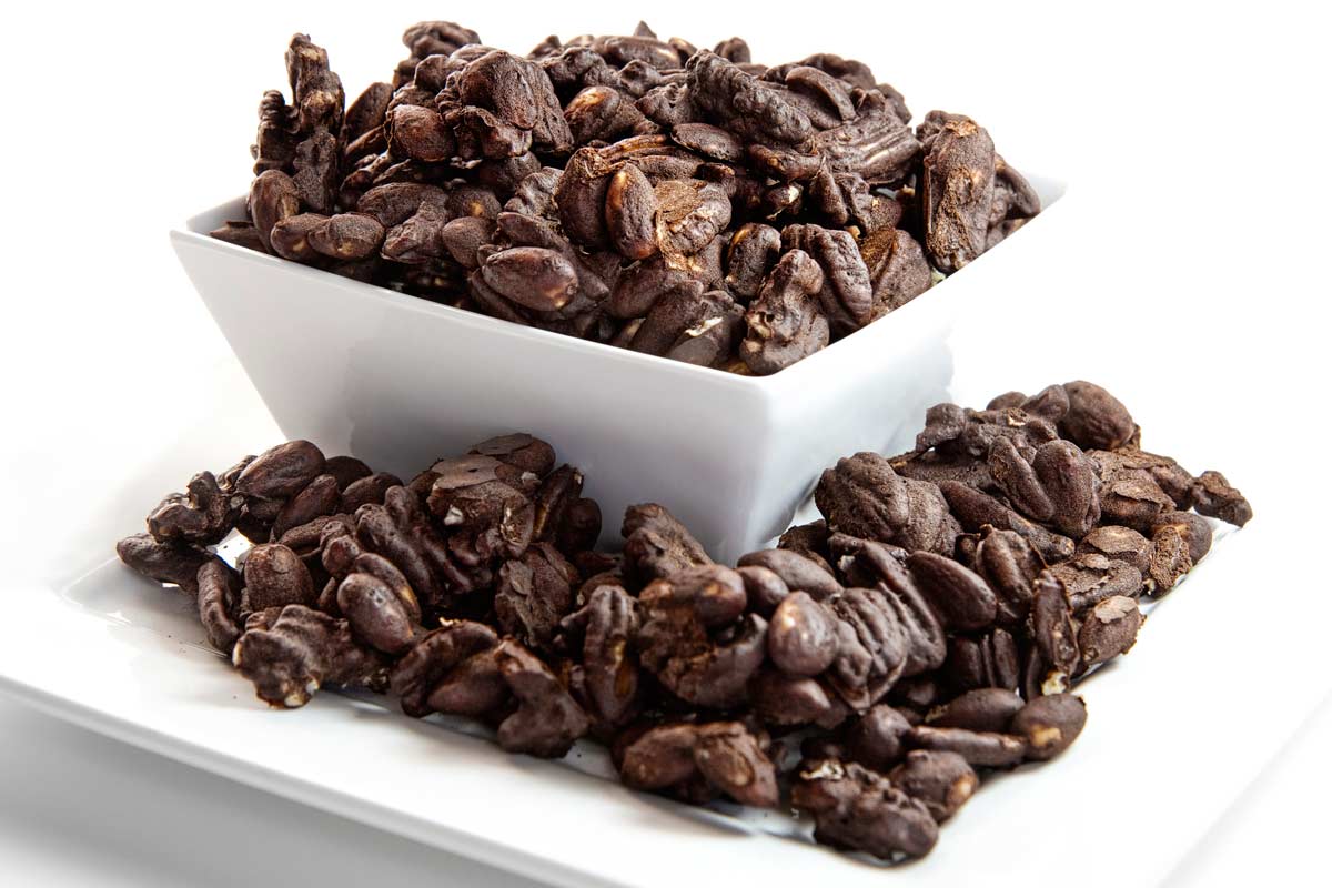 Baked Cocoa Nuts Baked Cocoa Nuts