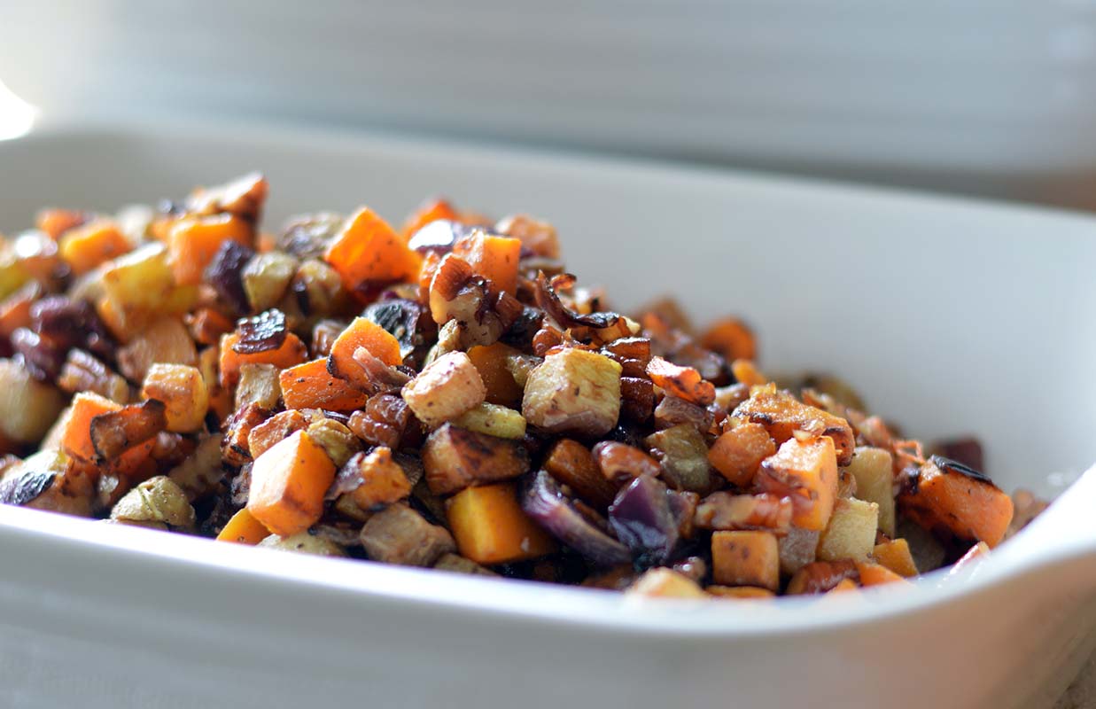 Butternut and Chayote Hash Butternut and Chayote Hash