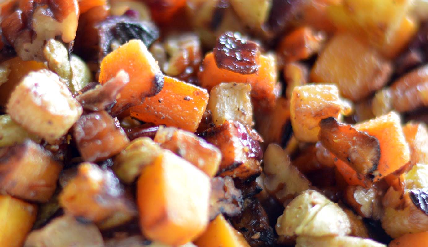 Butternut and Chayote Hash Butternut and Chayote Hash