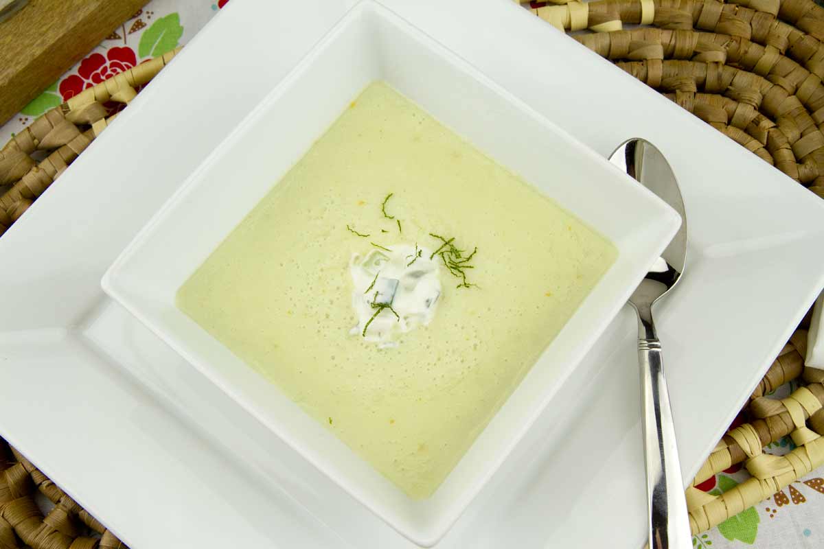 Chilled Melon & Cucumber Soup Chilled Melon & Cucumber Soup