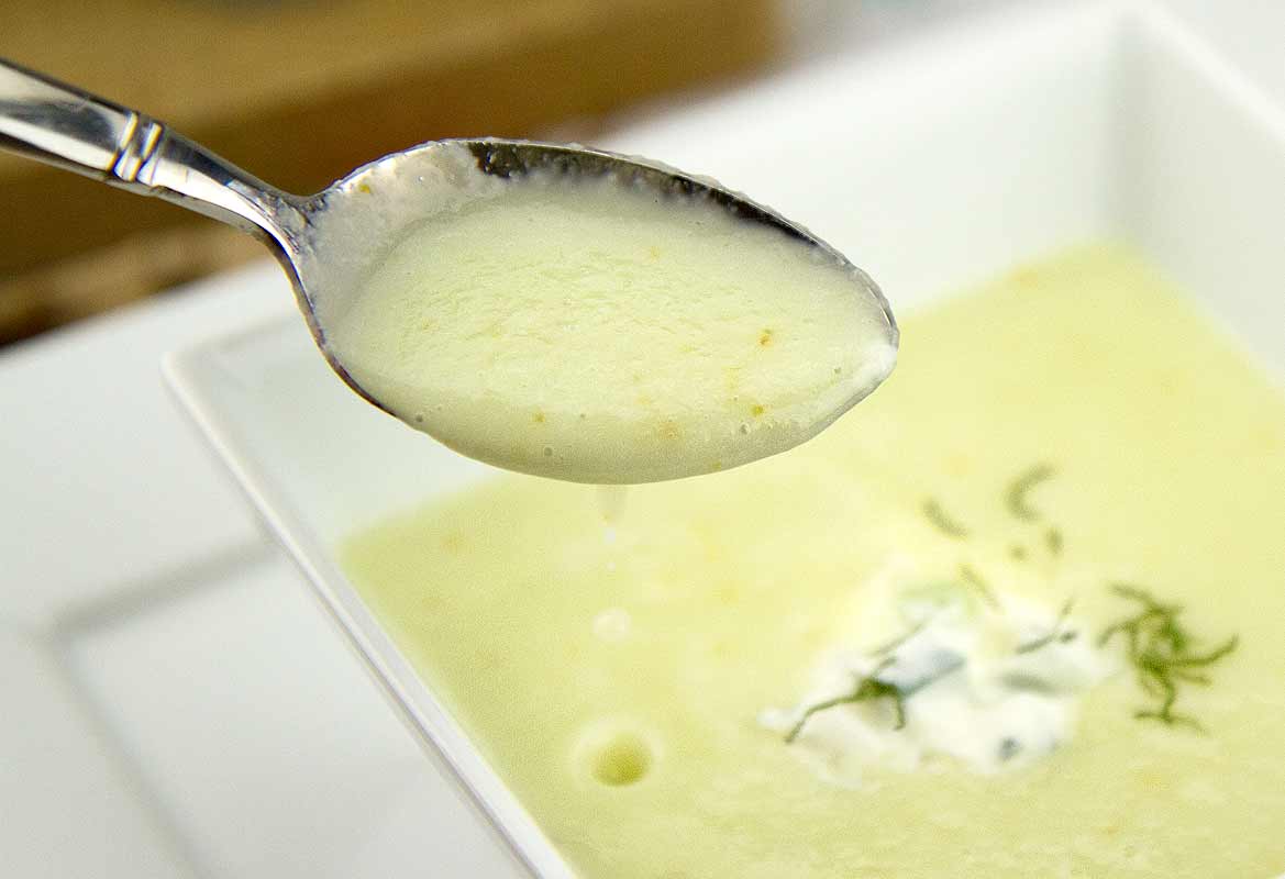 Chilled Melon & Cucumber Soup Chilled Melon & Cucumber Soup