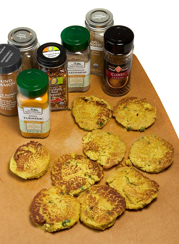 Curried Cauliflower Cakes Curried Cauliflower Cakes