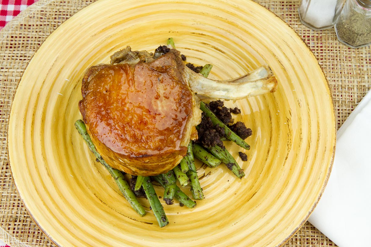 Stuffed Double Cut Pork Chops Stuffed Double Cut Pork Chops