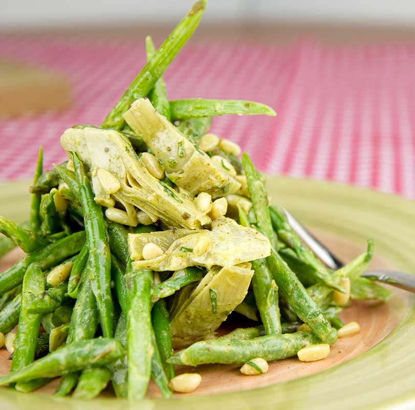 Green Beans, Asparagus and Heartichoke Salad Green Beans, Asparagus and Heartichoke Salad