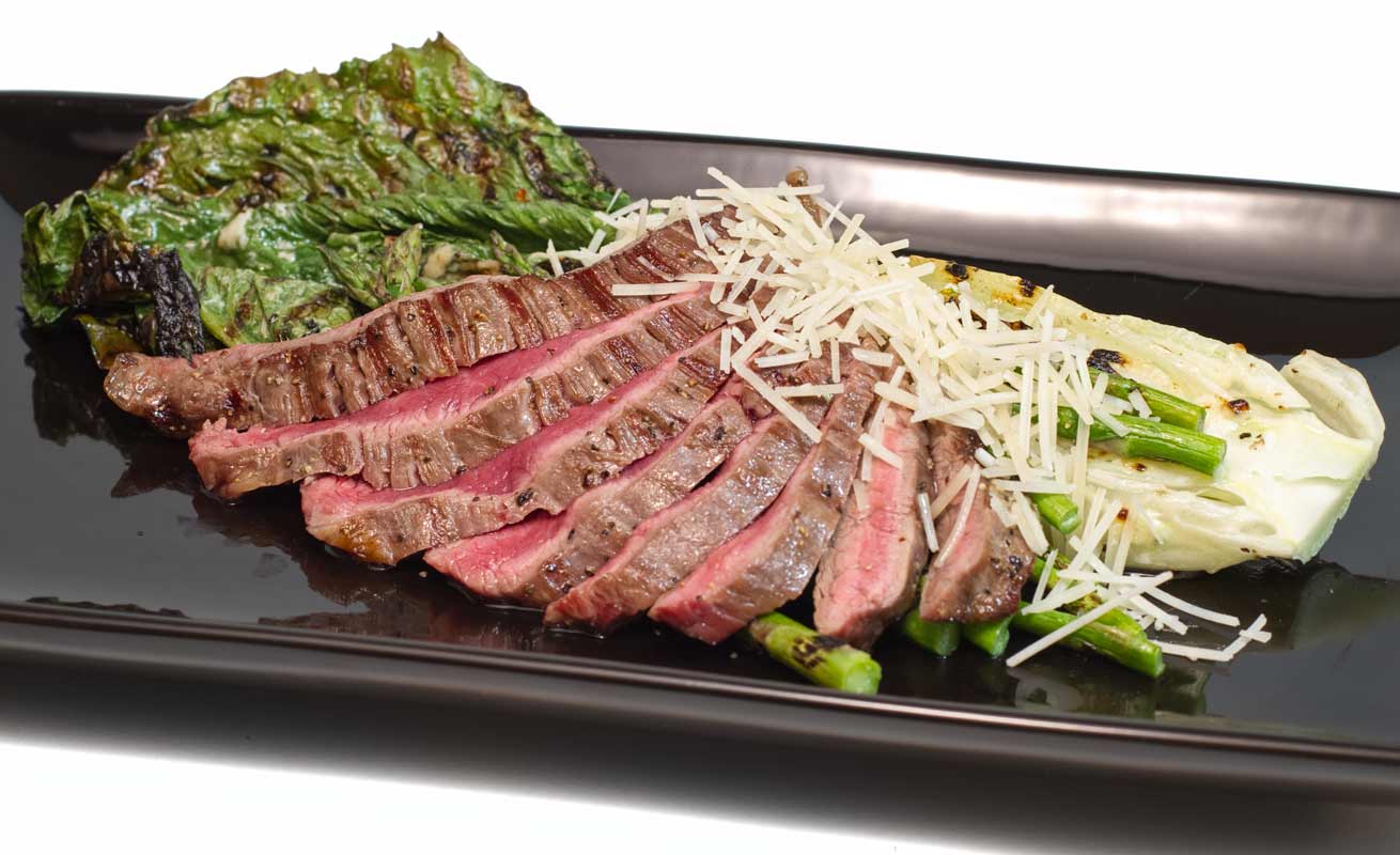 Grilled Steak Caesar with Asparagus Grilled Steak Caesar with Asparagus