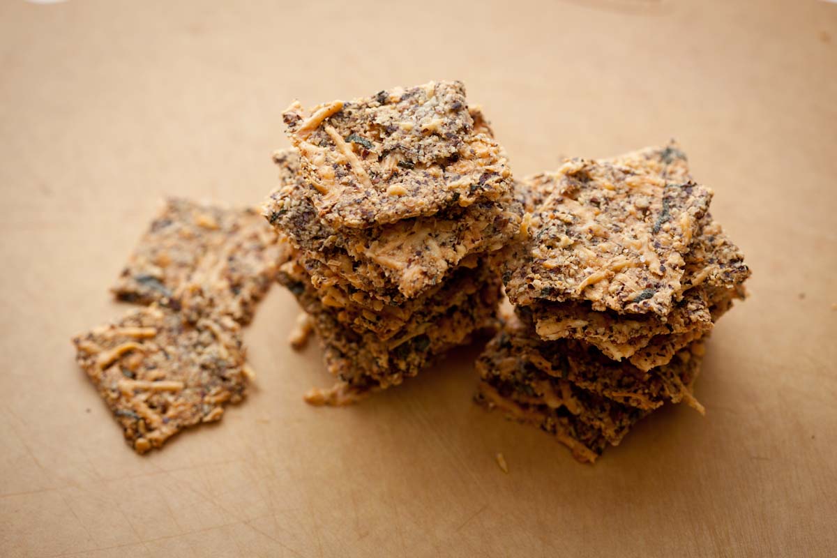 Crispity Hazelnut-Parmesan Cracker Crispity Hazelnut-Parmesan Cracker