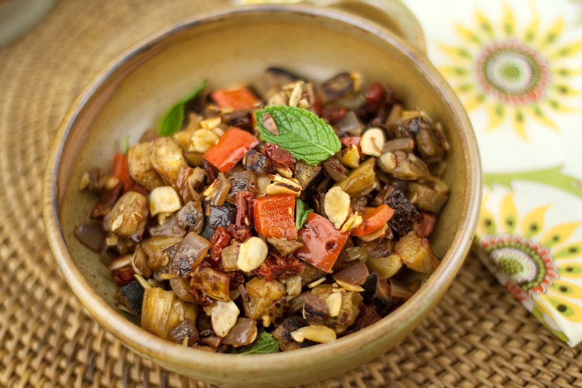 Moroccan Eggplant Hash Moroccan Eggplant Hash