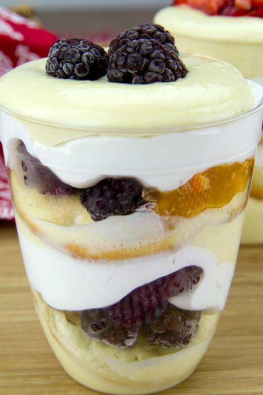 Orange-Blackberry Trifle Orange-Blackberry Trifle