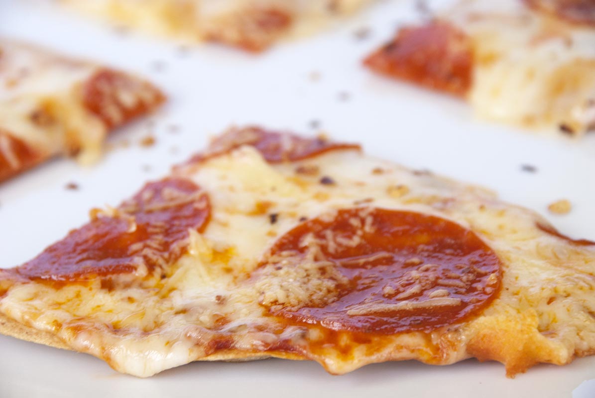 Pizza Attempted on Tortilla Pizza Attempted on Tortilla