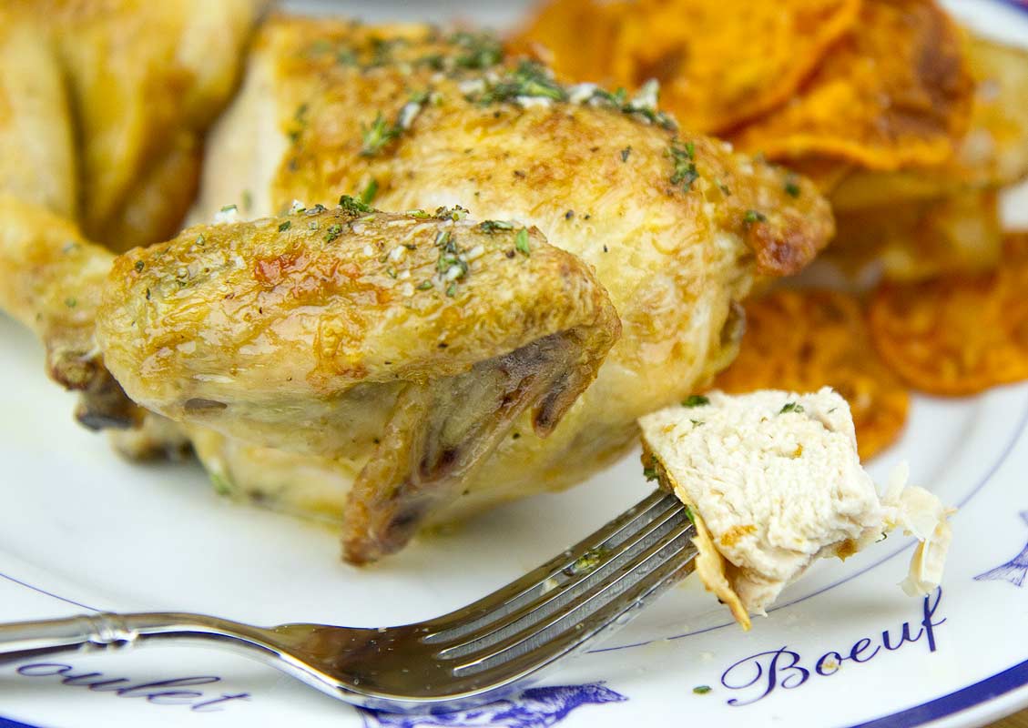 Oven Roasted Spatchcock Chicken Oven Roasted Spatchcock Chicken