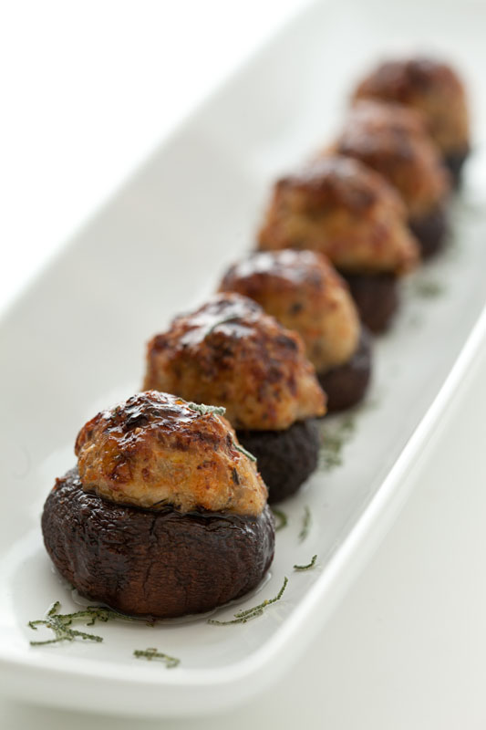 Turkey Sausage Stuffed Mushrooms Turkey Sausage Stuffed Mushrooms