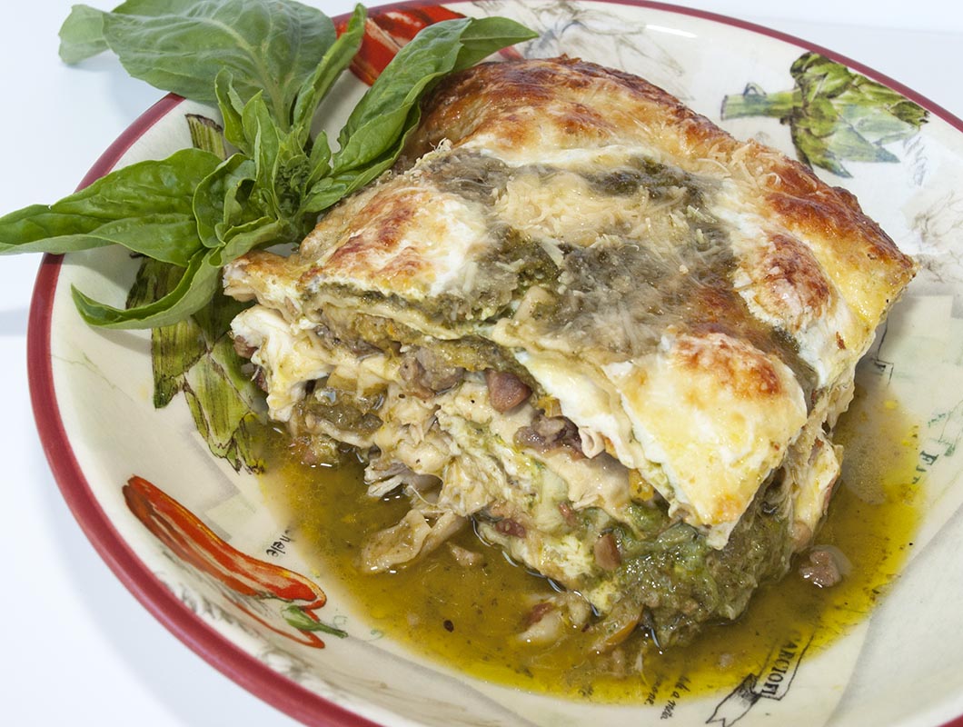 Super Sloppy Cheesy Green Lasagna Super Sloppy Cheesy Green Lasagna