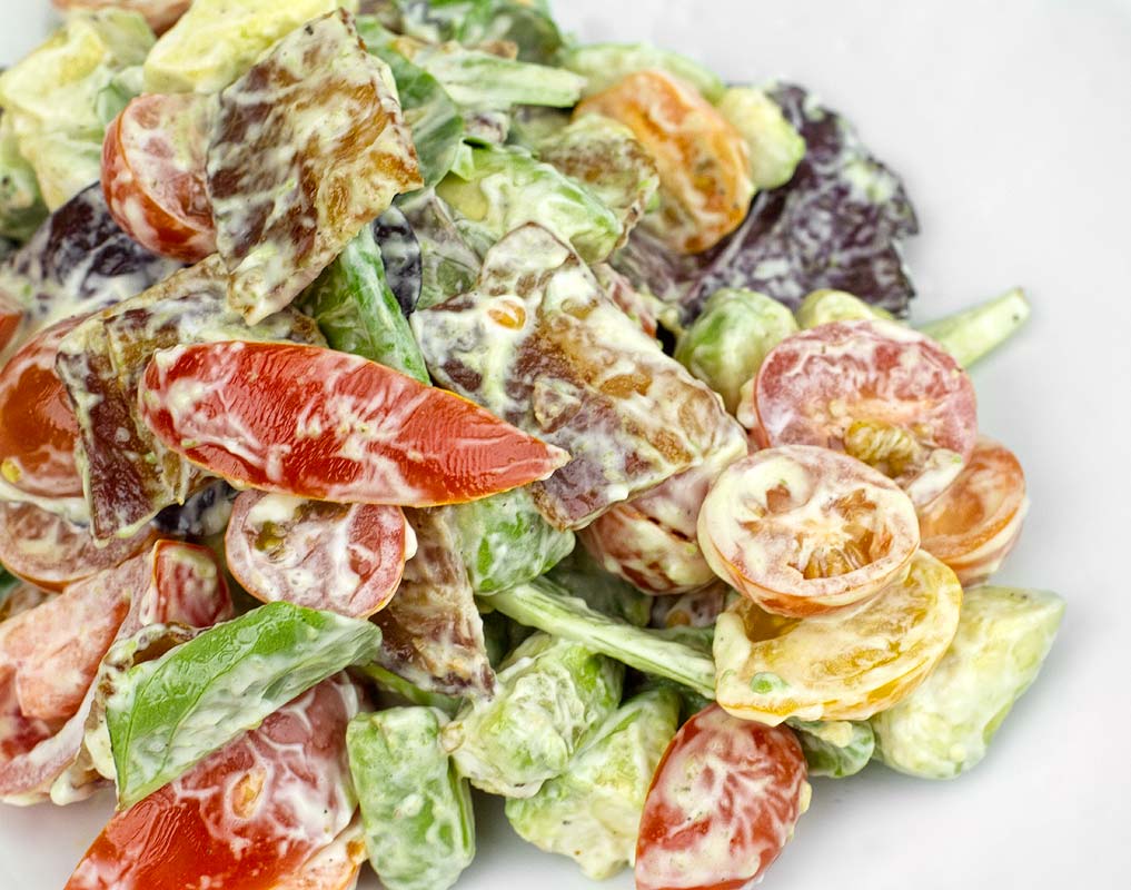 Bacon, Lettuce, Tomato & Avocado Salad Bacon, Lettuce, Tomato & Avocado Salad